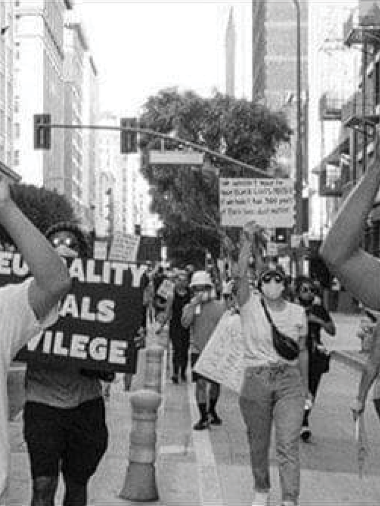 Alvarado marches for the silent, protests